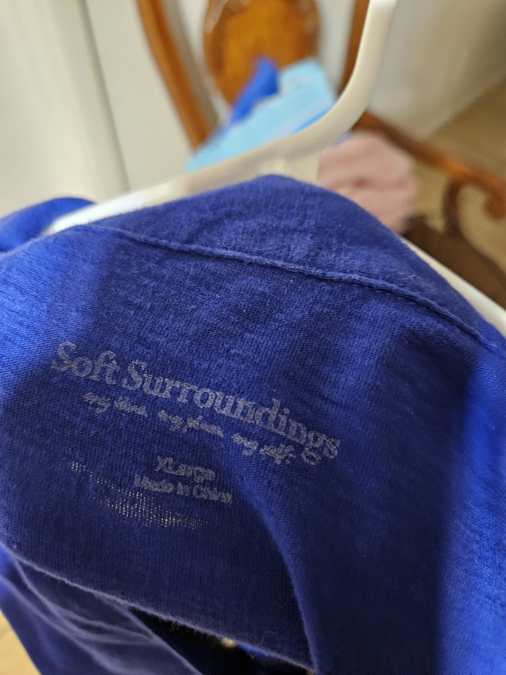 Soft Surroundings Women’s Blue Tunic